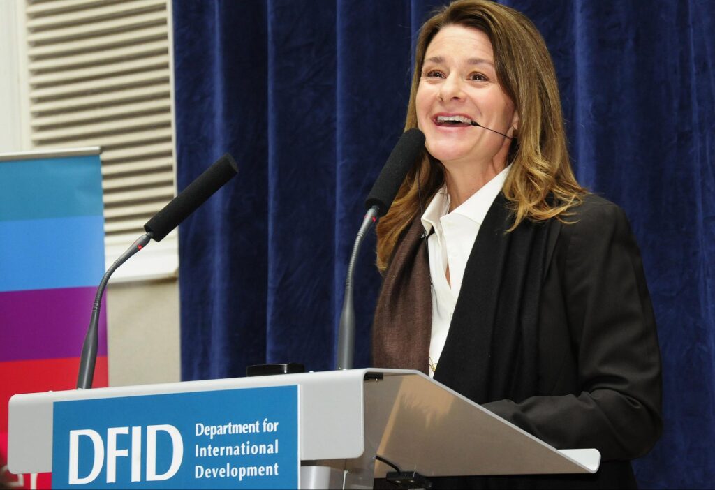 Melinda Gates Speaking at DFID