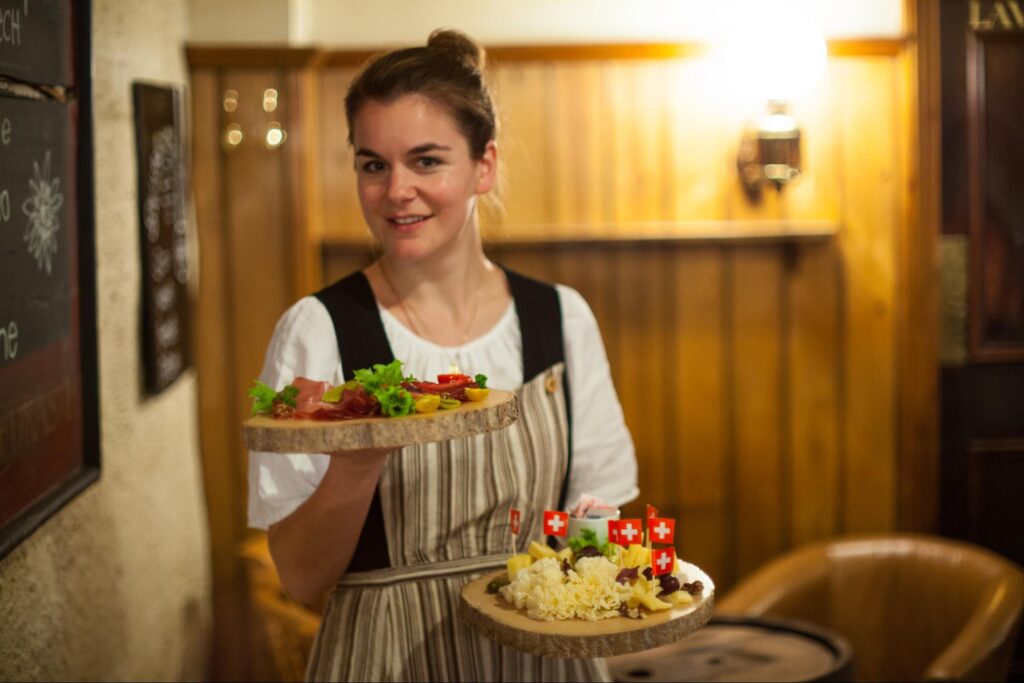 Waitress of the Bernese Chalet