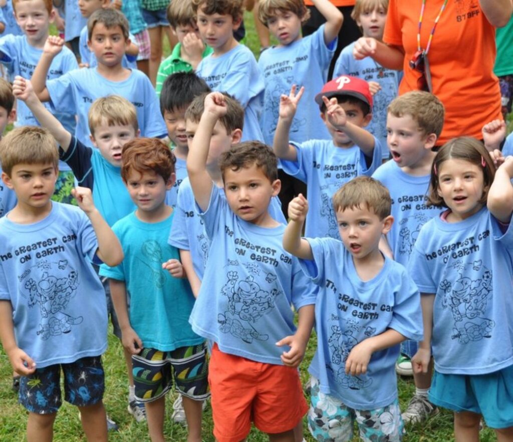 Children involved in activities at a summer camp