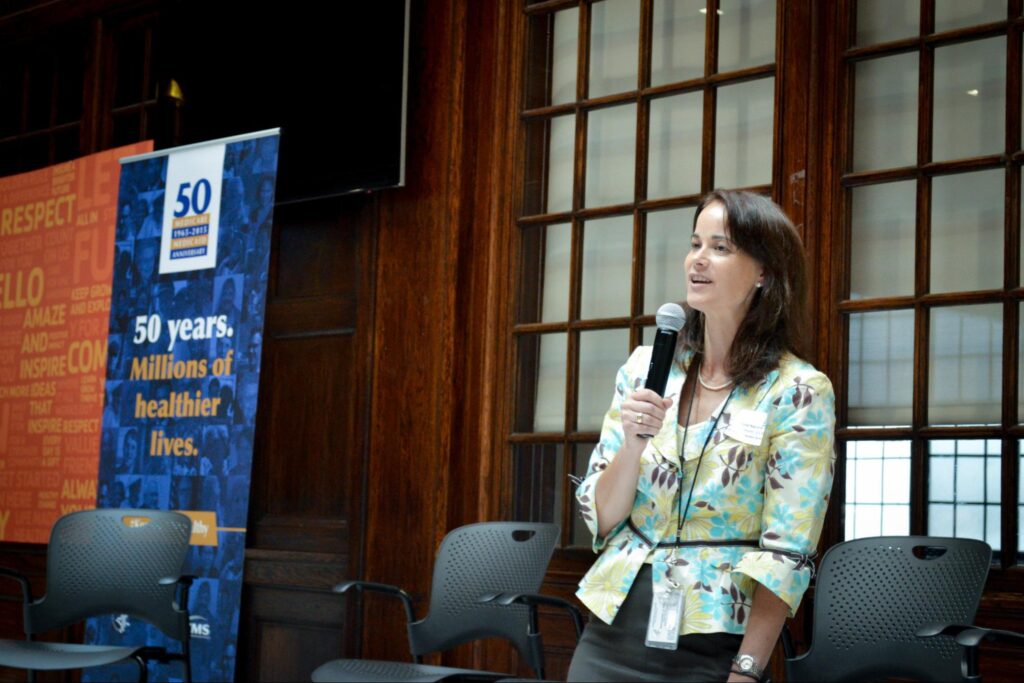 A US official speaking at a Medicaid event