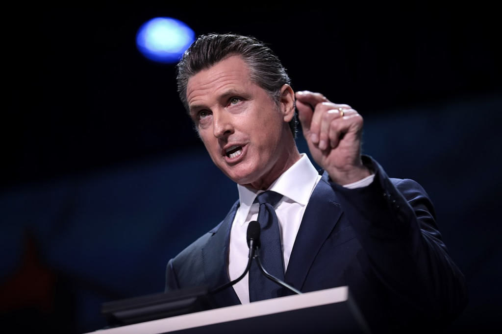 Newsom at the 2019 Democratic State Convention