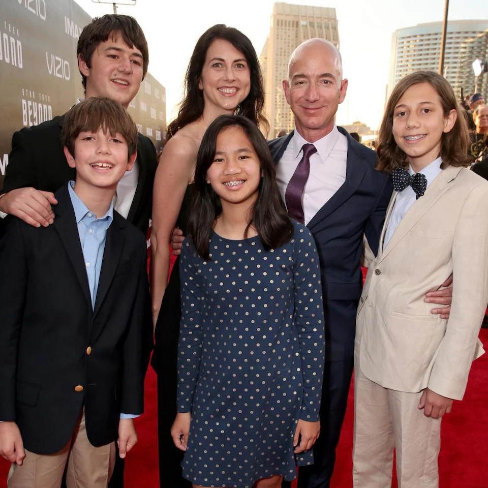 The Bezos family