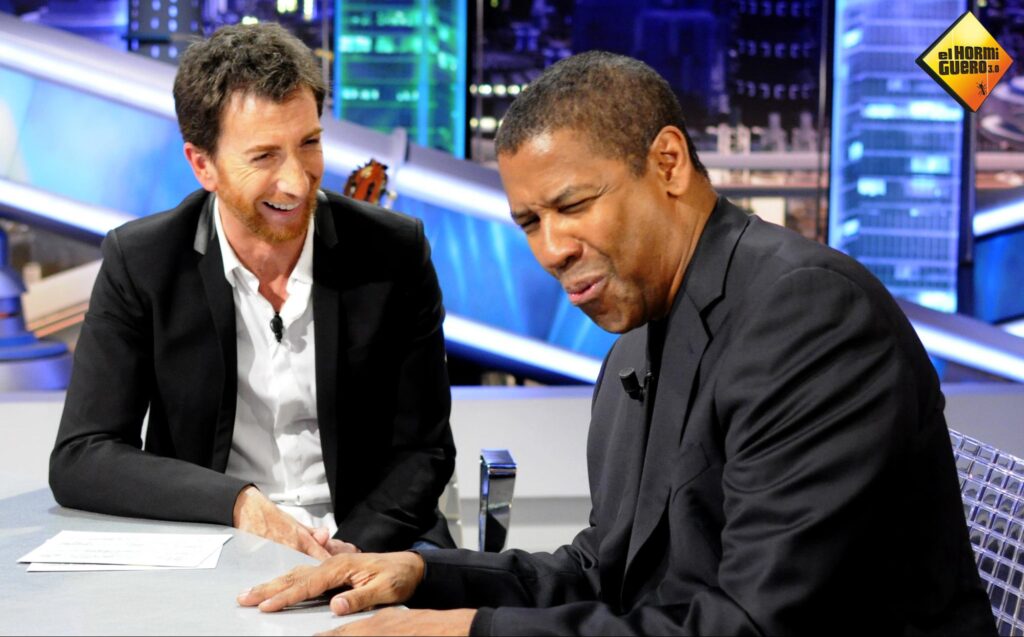 Denzel Washington vino a divertirse a El Hormiguero