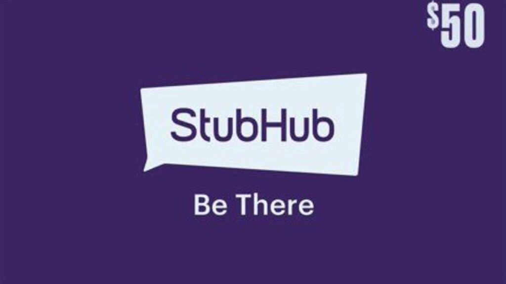 StubHub gift card