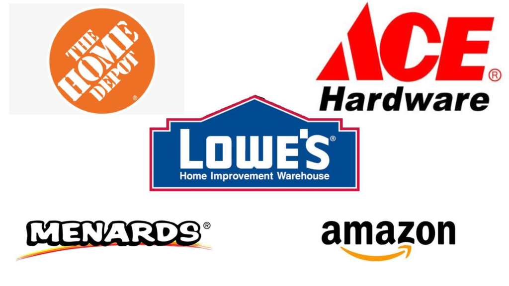 Lowe's and Home depot's rivals