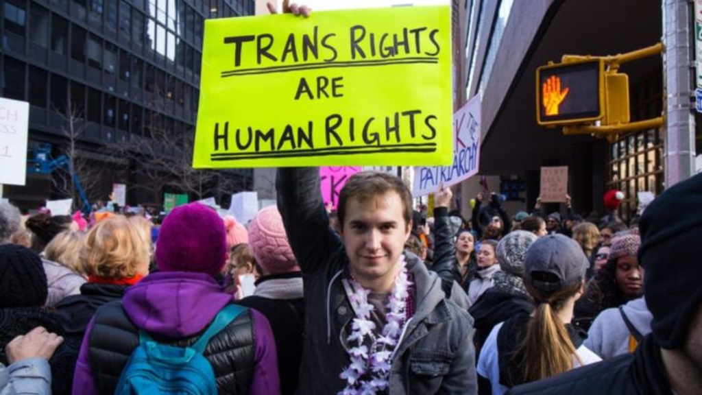 LGBTQ+ protest in Texas