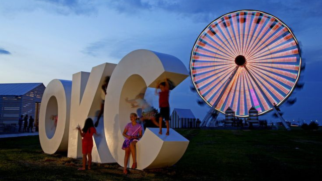 A park in Oklahoma