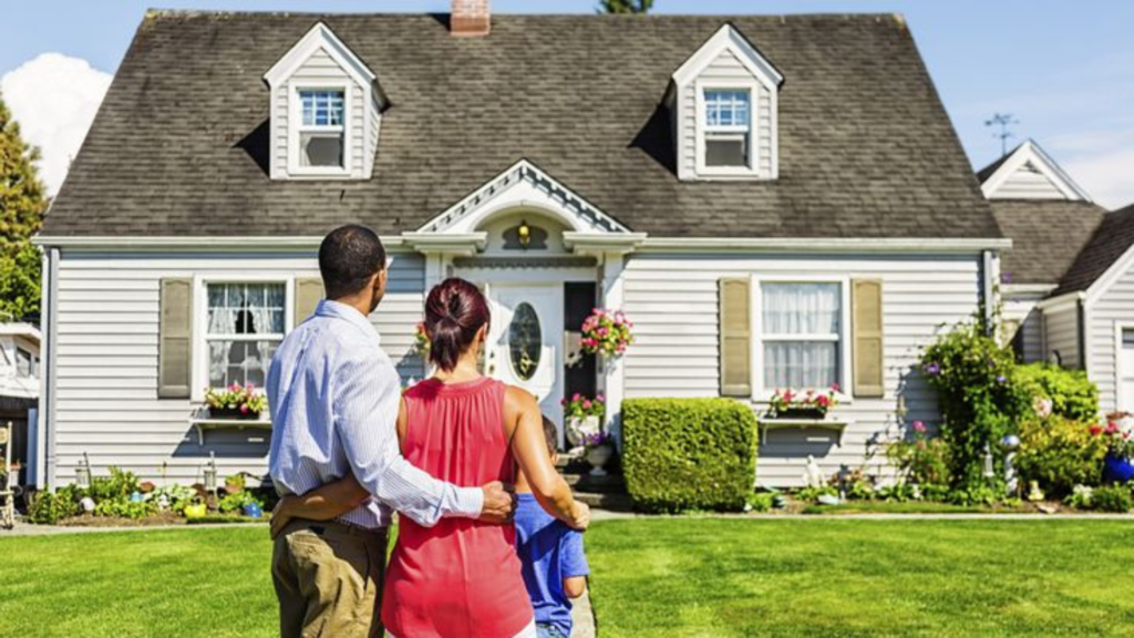 A family acquires a new house