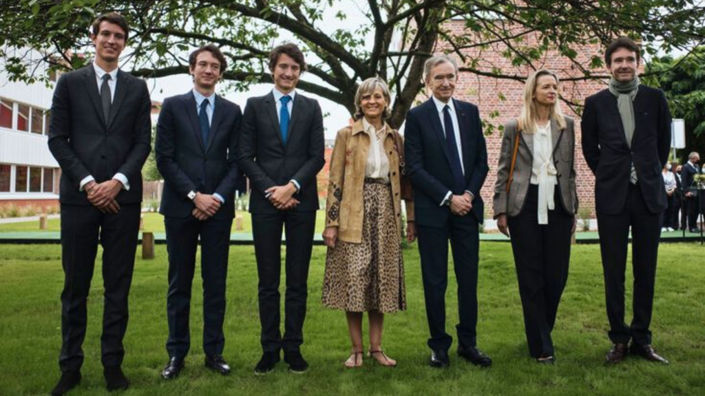 Bernard Arnault and his family