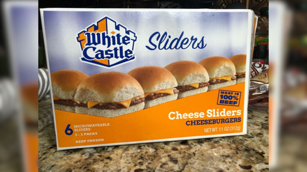 White Castle Cheeseburgers Sliders