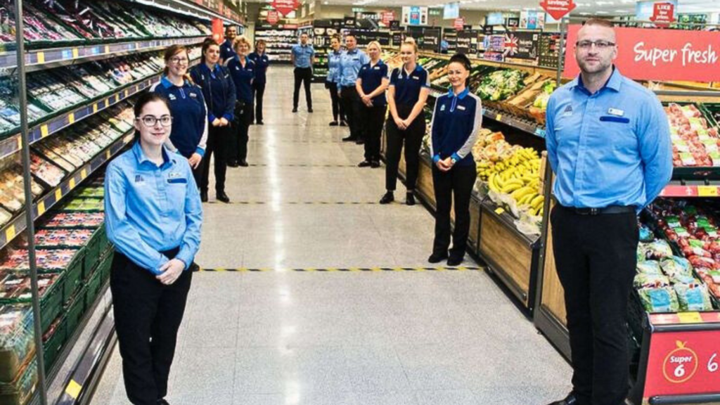 Aldi staff