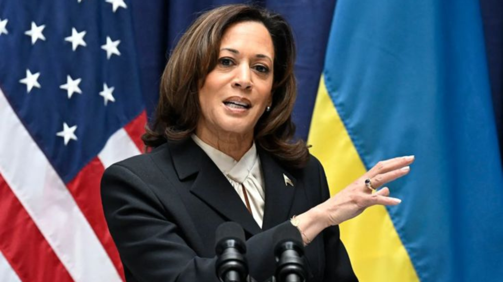 Kamala Harris speaking