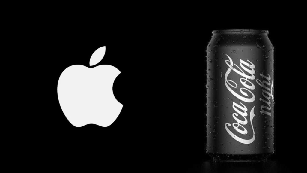 Apple and Coca-cola