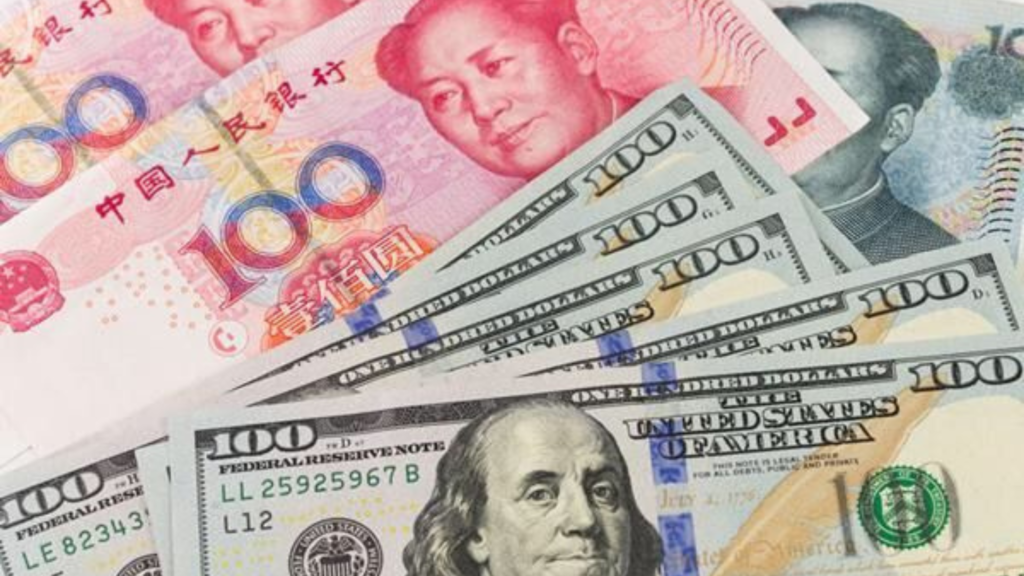 Yuan and Dollar value comparison