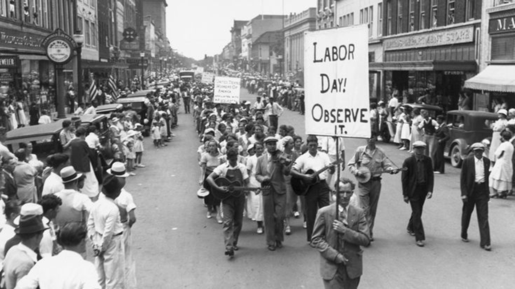 The first Labor Day parade