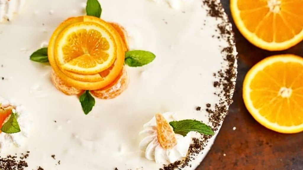 White Orange Dreamsicle Cheesecake