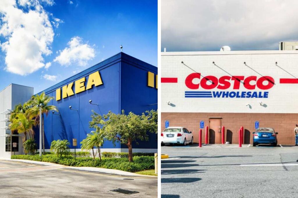 Ikea and Costco Stores