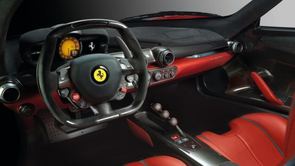 Ferrari car interior