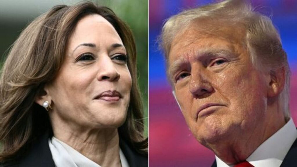 Kamala Harris and Donald Trump