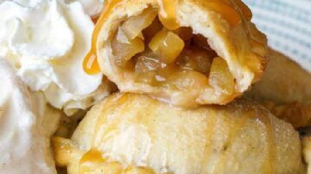 Caramel apple empanada