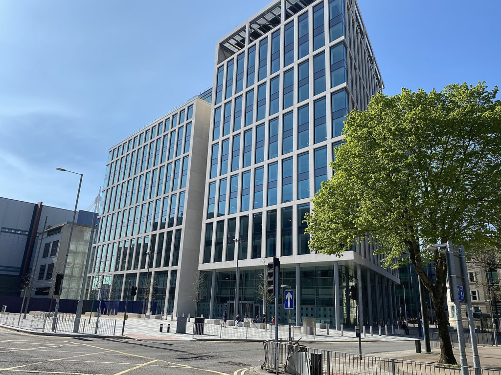 HMRC's Central Square office in Cardiff