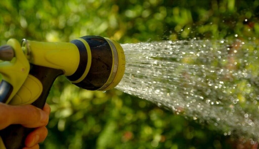 A water spray