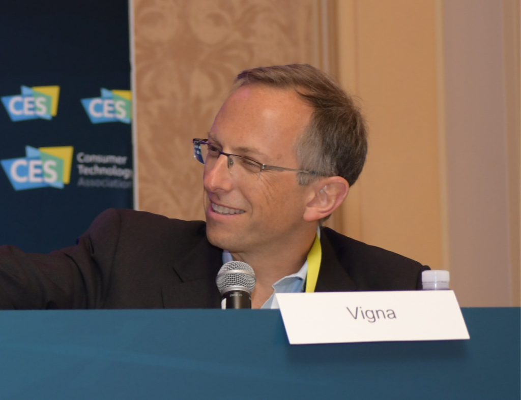 Benedetto Vigna at CES 2017, Las Vegas