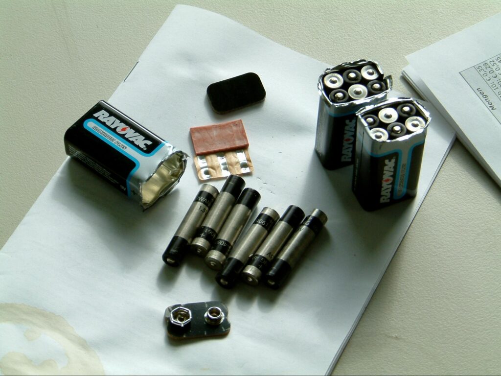 Dry cell batteries