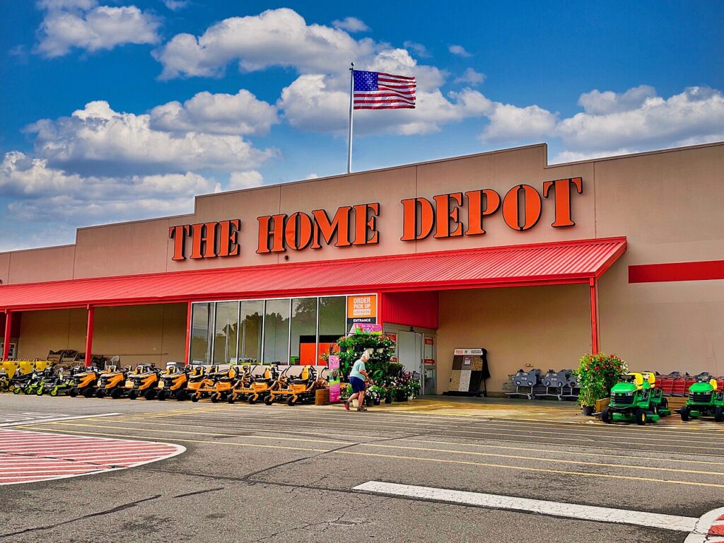 A Home Depot store in Blairsville