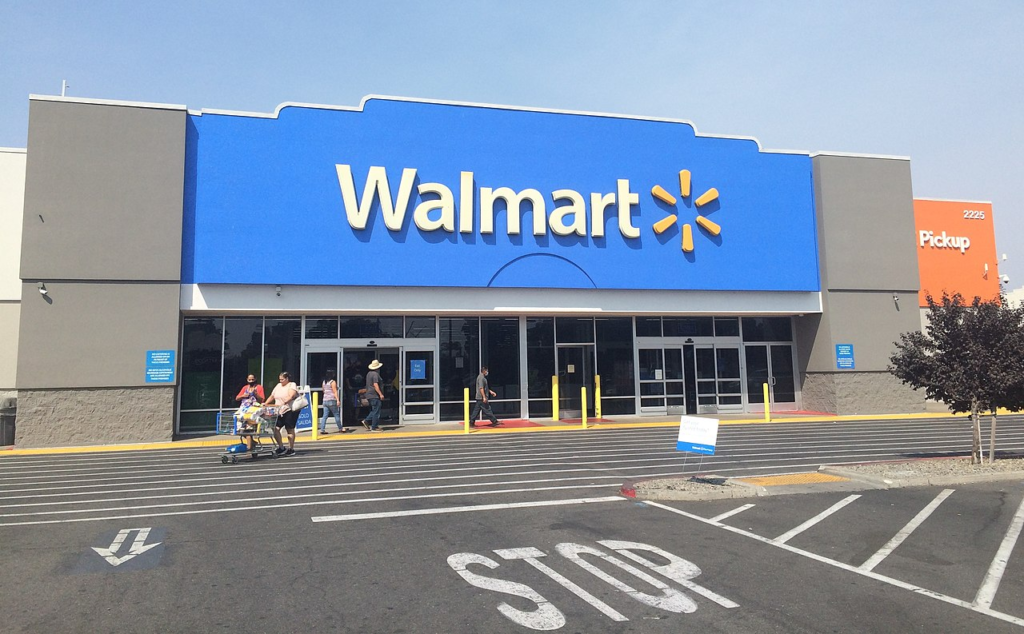 A Walmart location in Modesto