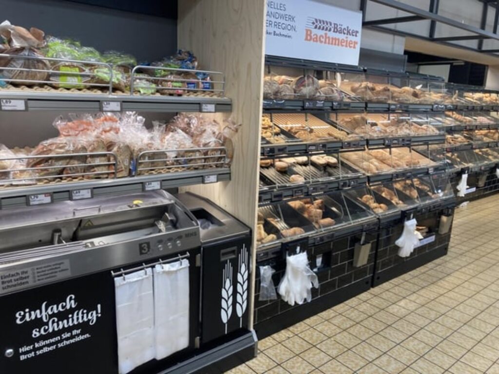 Bakery section in a store