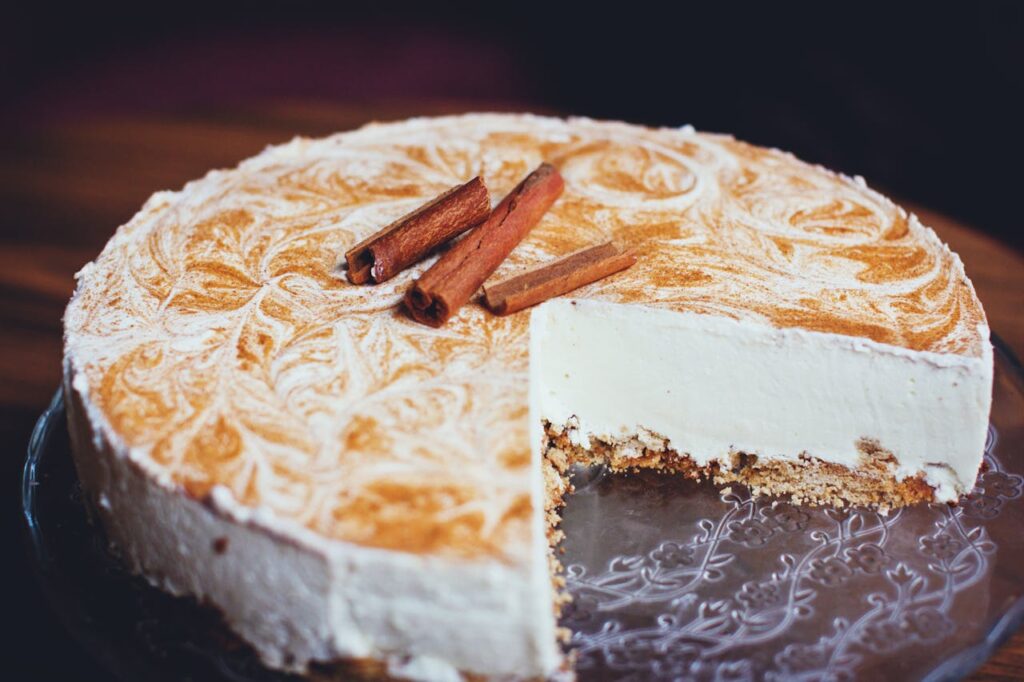 Yummy-looking cheesecake