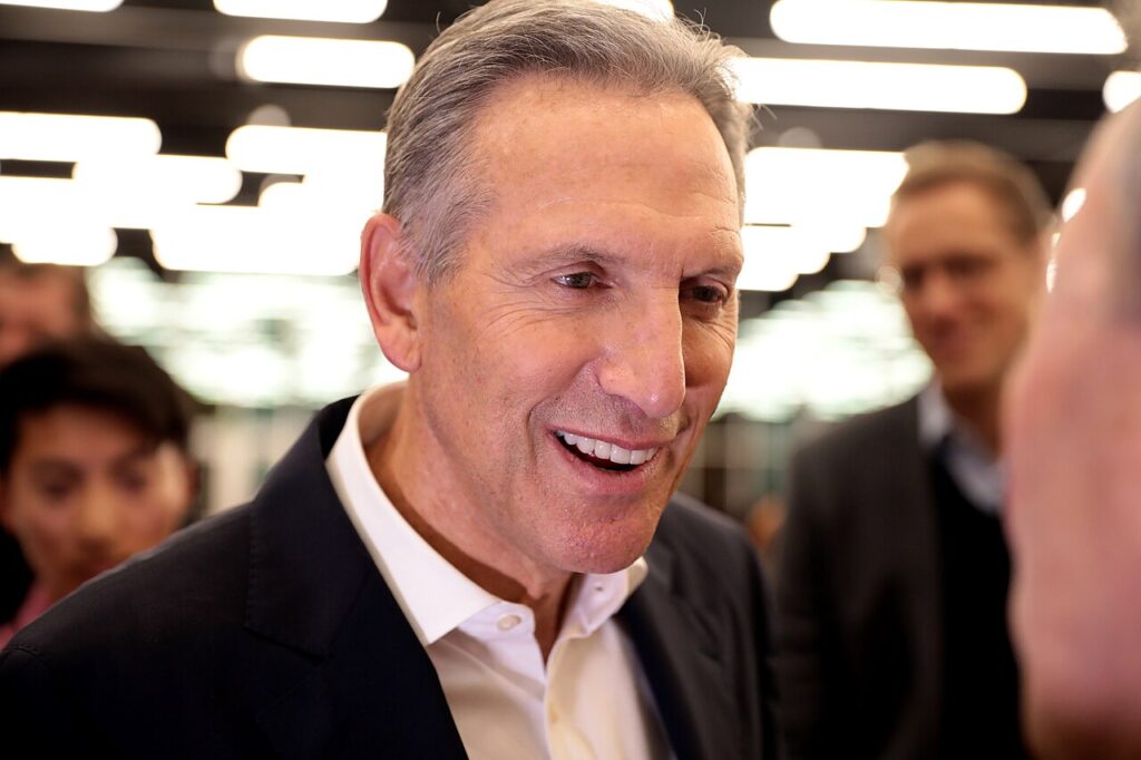 Howard Schultz at the Student Pavilion at Arizona State University in Tempe