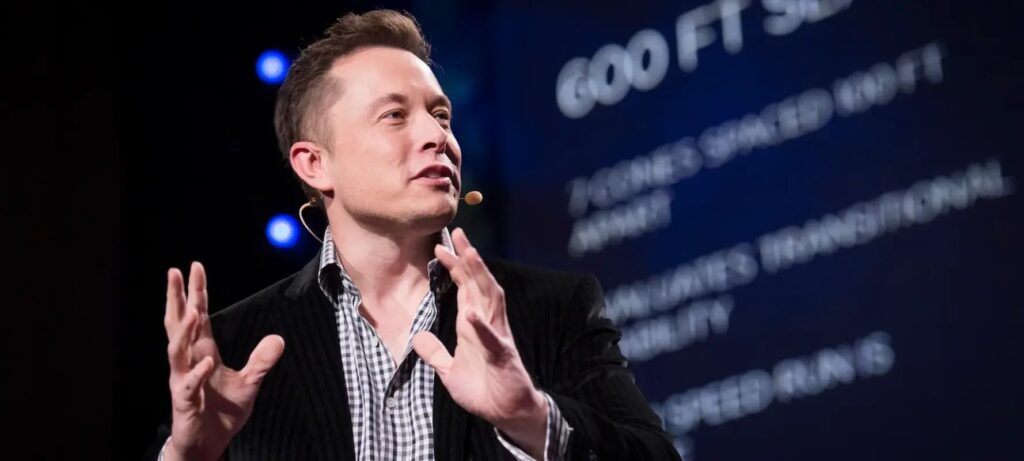 Musk addressing young visionaries