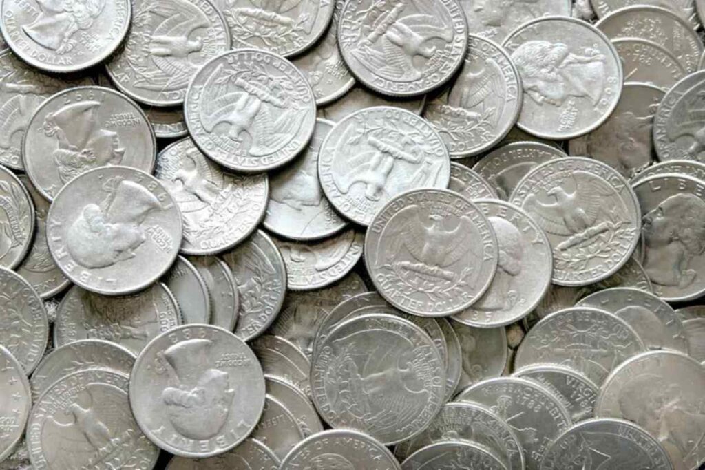 A collection of coins