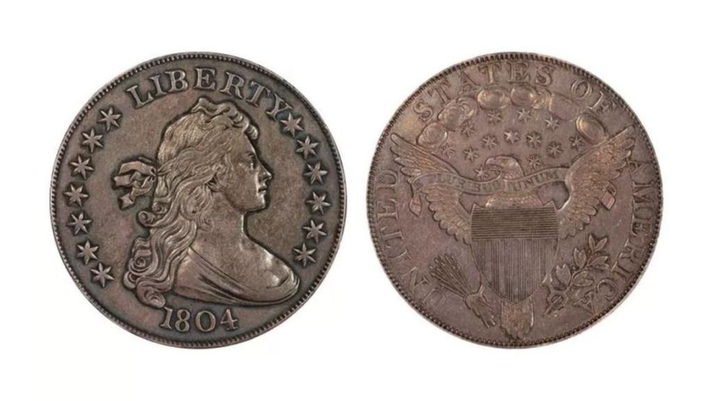 Rare U.S. Coins Worth Money: 1804 Draped Bust Silver Dollar