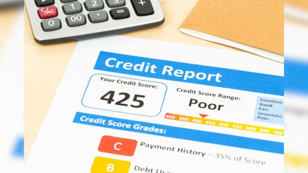 A negative item on your credit report can result in a credit score drop