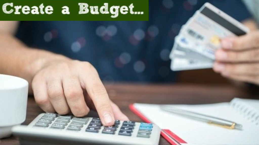 Create a budget to avoid credit mistakes