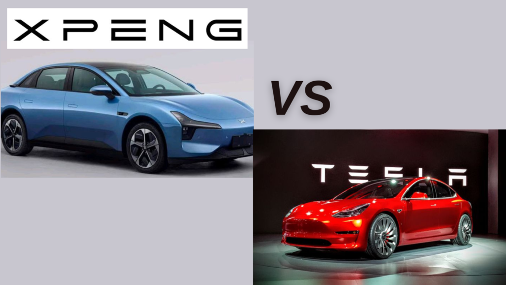 Xpeng VS Tesla EV cars 