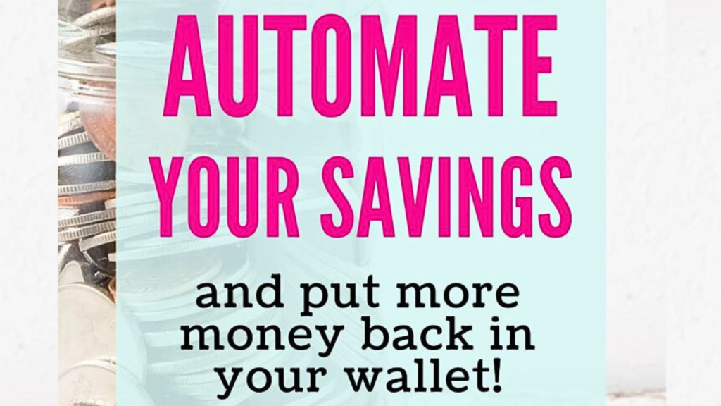 The need to automate your savings