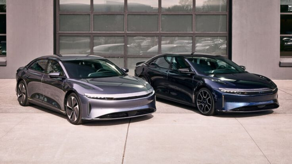 Lucid Air EV cars