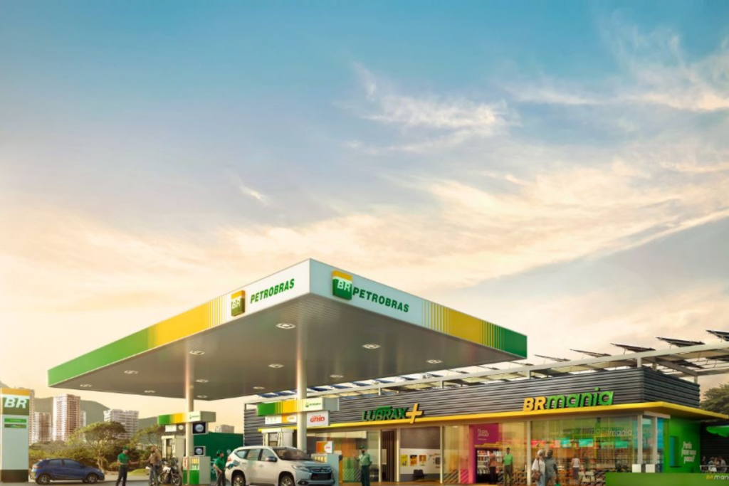 An image of one of Petrobras’s gas stations 