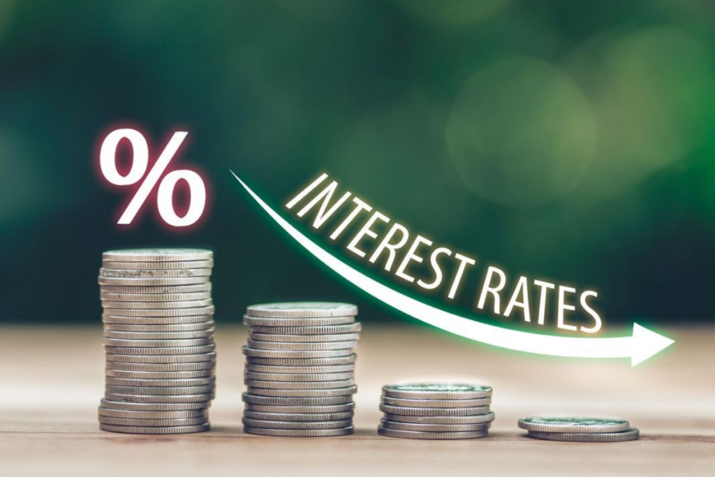 An image showing interest rates