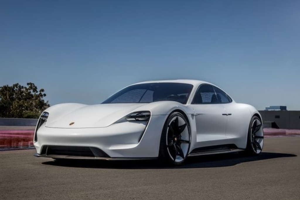 An image of a Porsche electric vehicle