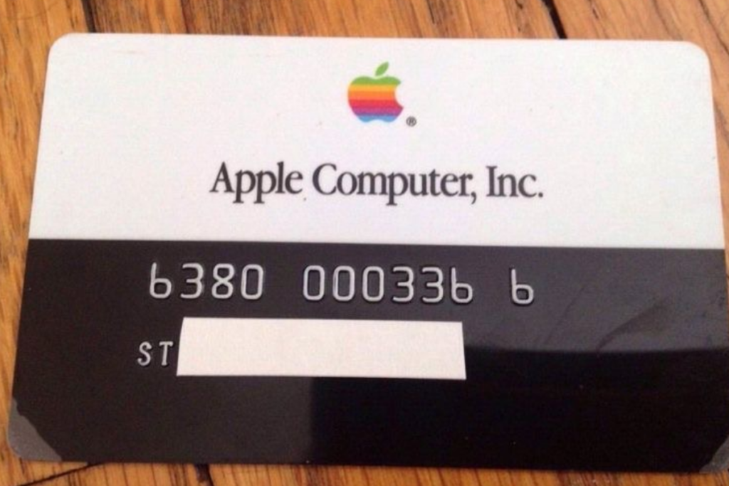 An image of an Apple Card