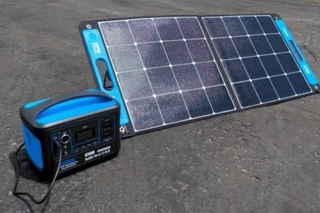 An image of portable solar panels