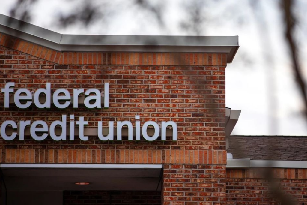 An image of a federal credit union building