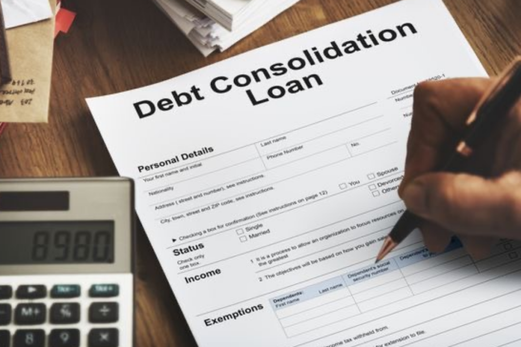 An image of a debt consolidation loan