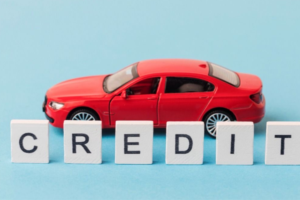 An image showing a car and the word “credit”