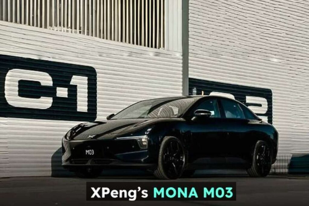 The launch of Xpeng's Mona M03 EV car